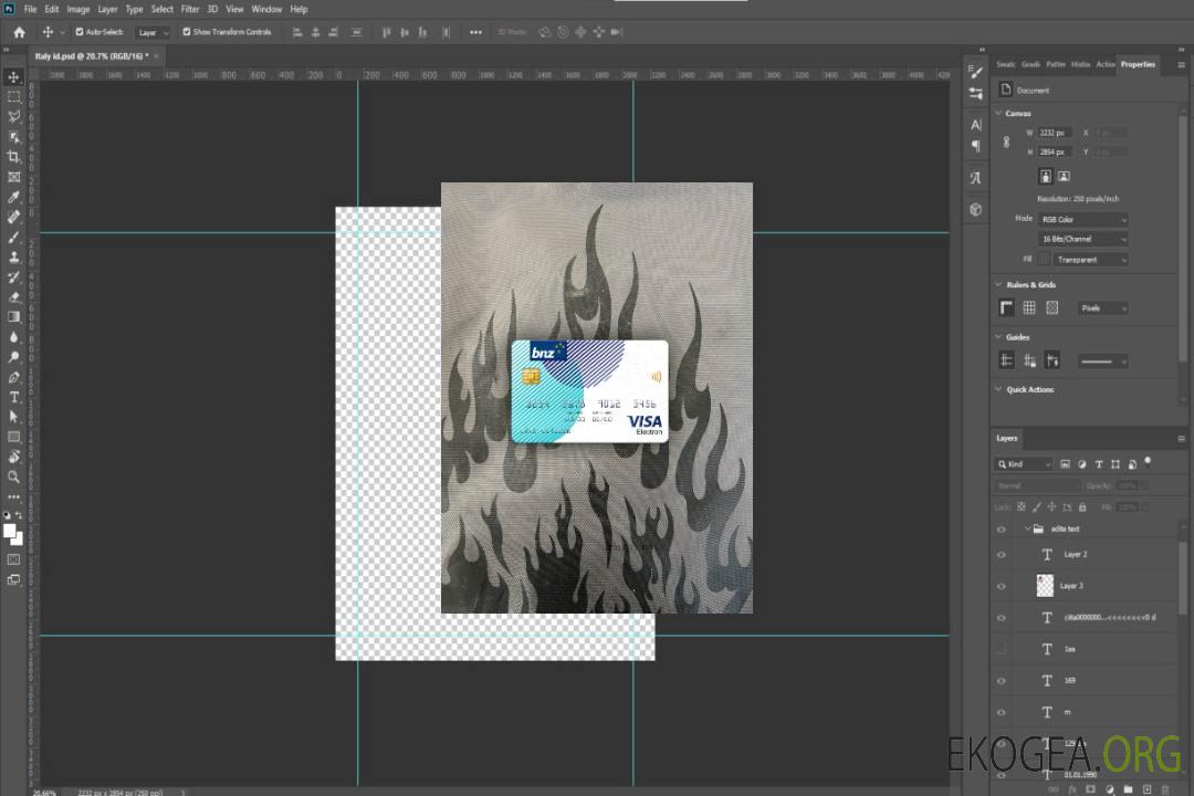Nouvelle , Zélande BNZ Greymouth Bank visa carte électronique photolook avant template
